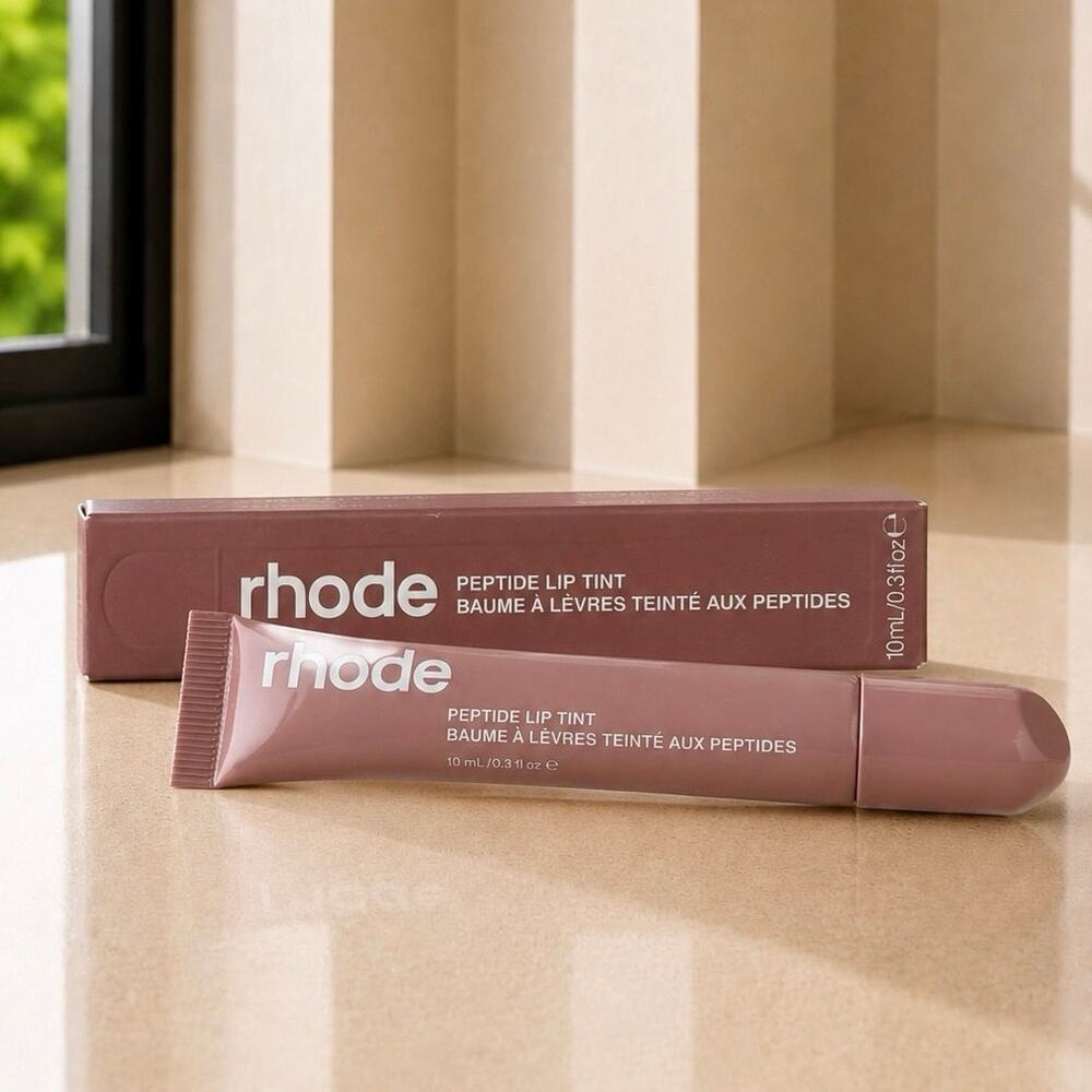 rhode Peptide Lip Tint Toast 0.3 oz Rose Taupe Lip Gloss Balm